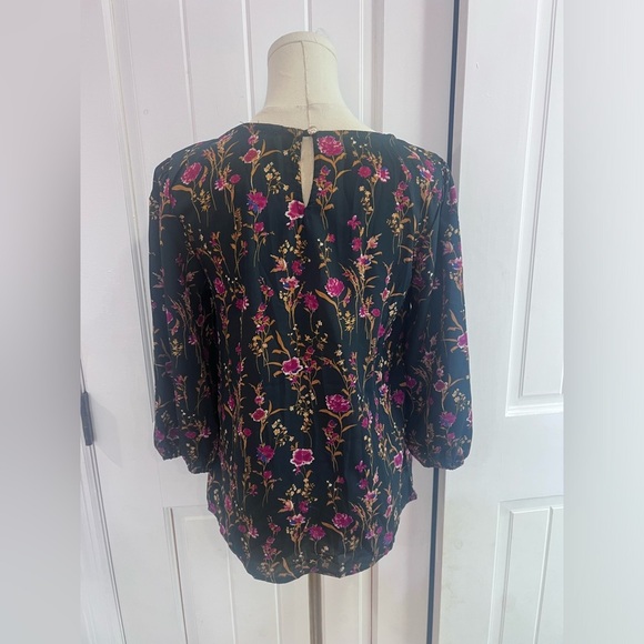 Papermoon Green Floral Crisscross Top Size XS NEW with Tags - Picture 2 of 2